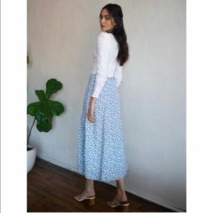 Reformation Zoe Skirt Azzuro